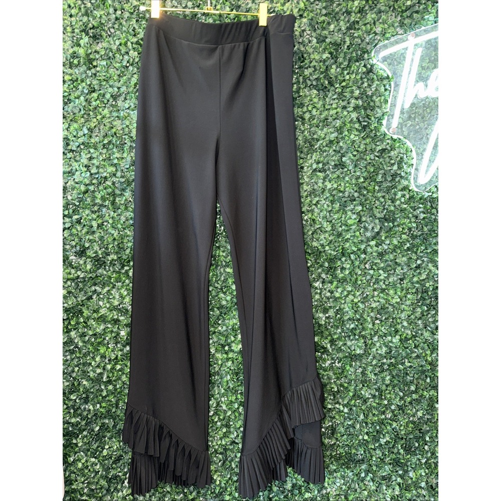 Cartise Wide Leg Pant With Ruffles Size 12
